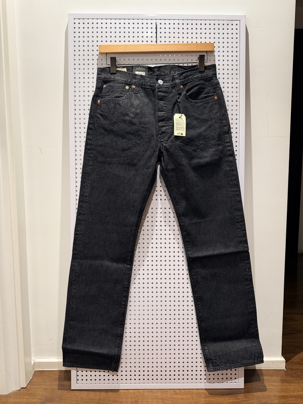 Levi's Japan Store 501 Black Selvedge Straight-Leg Pants 00501-3654