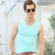 Áo vest nam không tay cotton mùa hè Thể thao mỏng Áo thể dục Vai gà Gà cổ thấp Vượt chướng ngại vật hàng đầu - Áo vest cotton áo ba lỗ tập gym