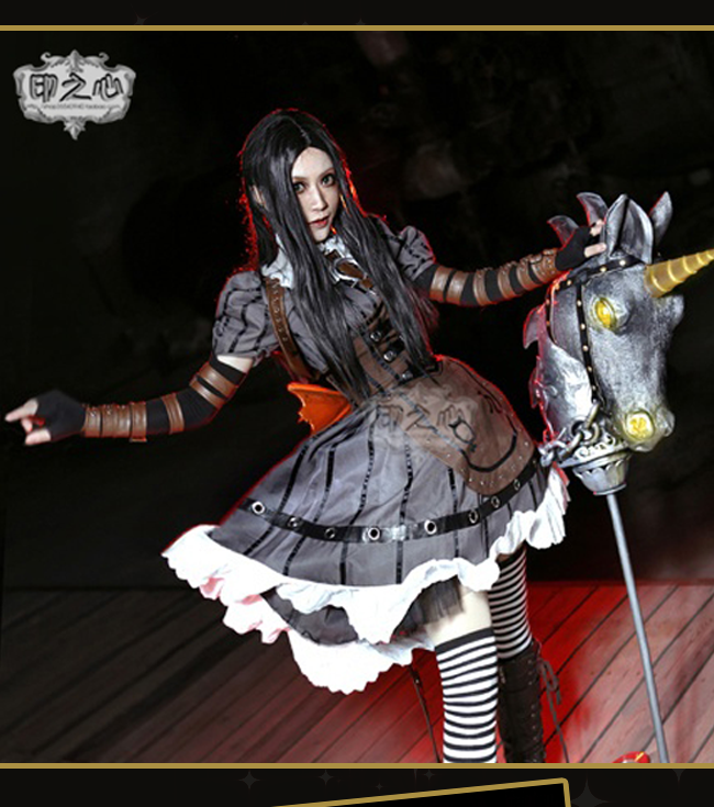 New Alice Madness Returns Cosplay Costume Alice Steam Dress Outfit  Halloween Party Costumes for Women Men - AliExpress