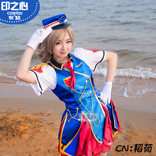 The heart of the water group cos suit lovelive Happy party train three small train Watanabe