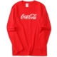 Pepsi Quần áo Pepsi Thương hiệu thủy triều vui lòng uống áo thun ngắn tay Coca Cola áo thun dài tay cho nam và nữ áo phông nam tay ngắn