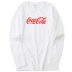 Pepsi Quần áo Pepsi Thương hiệu thủy triều vui lòng uống áo thun ngắn tay Coca Cola áo thun dài tay cho nam và nữ áo phông nam tay ngắn Áo phông ngắn