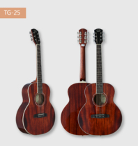 Guitar Face Single 36 Inch Travel JD Guitars Folk Guitar Beginners Peach Blossom Heart Wood Veneer