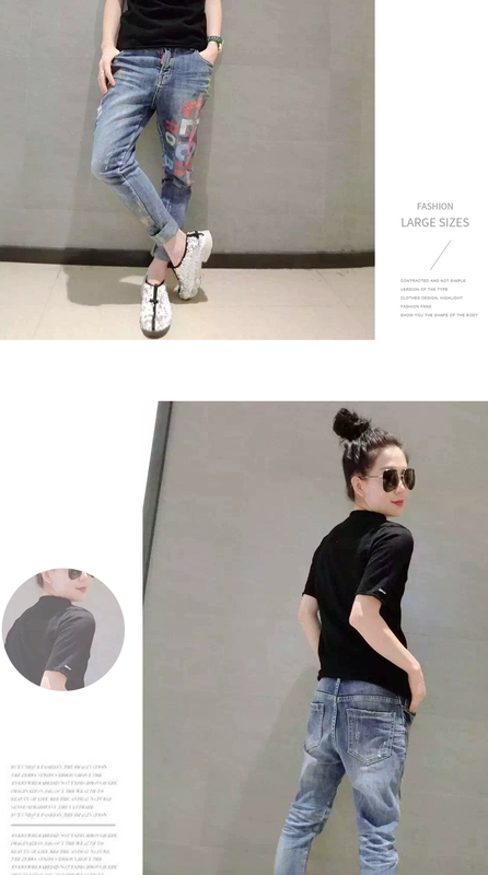 Áo phông châu Âu 2019 xuân hè nữ mới thời trang Hàn Quốc áo len thủy triều mỏng tay áo ngắn chạm đáy áo sơ mi - Áo phông áo phông trơn