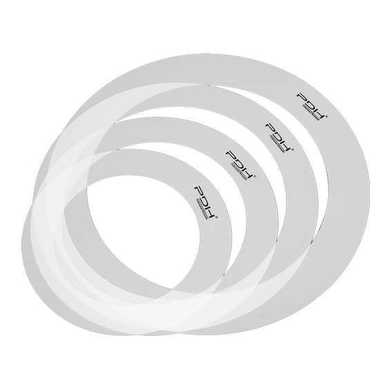 PDH 드럼 스톱 링 오버톤 링 10121314인치 톰 드럼 스네어 드럼 뮤트 시스템 약한 벨트 드럼 가죽 슬리브