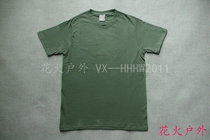 Flying Tigers army green short-sleeved cotton mens T-shirt Womens T-shirt blemish