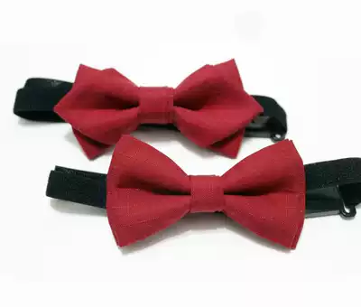 FXB handmade red boys and children student tie flower 100 days Baby baby pin small bow tie