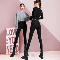 Magic pants leggings women wear thin legs summer thin tight black high waist thin black pants