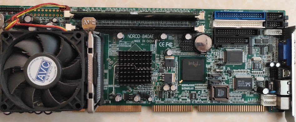 North China industrial computer board NORCO-840AE VER: 1 1 send CPU memory Shanghai spot