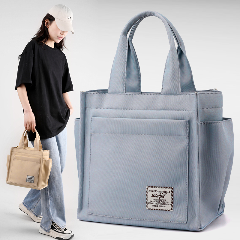 Nylon Oxford Cloth Lightweight Handbag, Casual Outing Tote Bag, Large Capacity Mommy Bag for Carrying Kids, Work Cloth Bag Nylon Oxford Cloth Lightweight Handbag, Casual Outing Tote Bag, Large Capacity Mommy Bag for Carrying Kids, Work Cloth Bag
