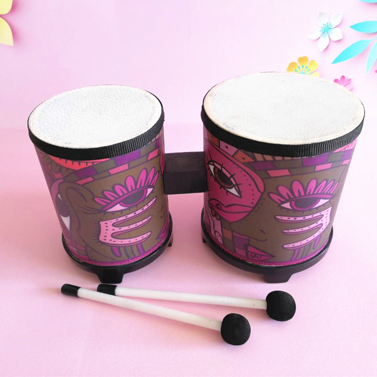 Pibongo drummer drummer of African drummer BONGO drum Bongo drum Bongo 5 inch 6 inch