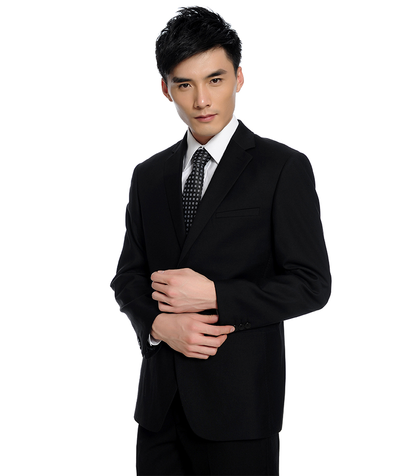 Hàng ngàn bộ vest nam đi làm trong mùa thu đông qua quần áo chuyên nghiệp màu đen Slim phù hợp với kinh doanh thời trang vest nam đẹp