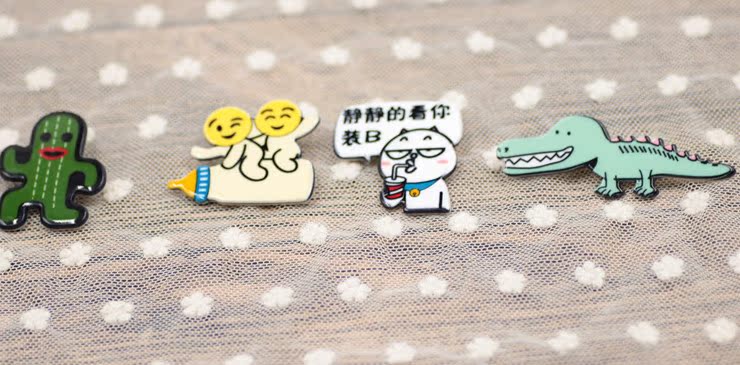 Broche Lovers en Matériau mixte - Ref 1172573 Image 8
