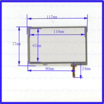 050053 touch handwriting external screen glass welding for AM-800480LTMW00H-F good quality and sensitive