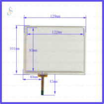 126*100 industrial control special touch handwriting external screen glass four-wire resistance screen 5 7 inches