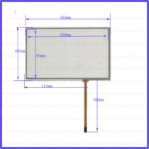 KDT-3289车载工控通用触摸手写外屏幕玻璃四线162*101MM质量好