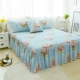 phong cách mục vụ giường bông bedspread váy công chúa ren một mảnh giường bông bộ lanh châu Âu và Mỹ giường đôi duy nhất trên nguồn cung cấp - Váy Petti