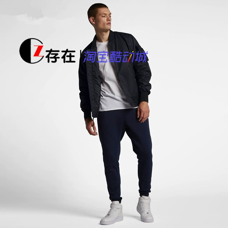 Áo khoác thể thao nam  AF1 MA1 Áo khoác cotton phi công 925437-010 BV2966 - Áo khoác thể thao / áo khoác