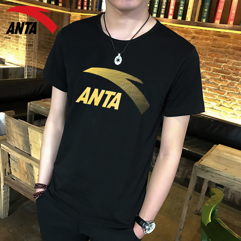 Anta T-shirt men's short-sleeved official website 2022 summer new breathable cotton loose casual half-sleeve sportswear