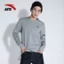 Anta áo len nam 2018 mùa thu mới chính hãng đơn giản cổ tròn chạm đáy áo thun thời trang nam thể thao tay dài áo hoodie nam đẹp Thể thao lông cừu / jumper