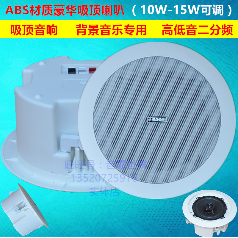 High Bass Dimensional Frequency Pressure Suction Horn Ceiling Audio Small Horn Embedded Suction Speaker Speaker