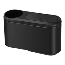 Vehicular garbage can inside the car with a front row rear rear row of garbage hanging material barrel front seat car door car supplies
