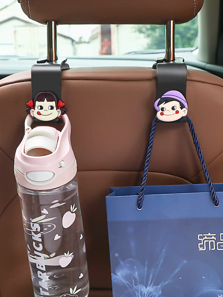 Car upper hook Car interior car car seat back Invisible multi-function front and rear storage black technology
