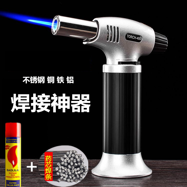 Portable Cold Wind Welding Robbed Home Small High Temperature Spray Fire Welding Gun Stainless Steel Welding Tool Point Carbon Spray Gun Baking