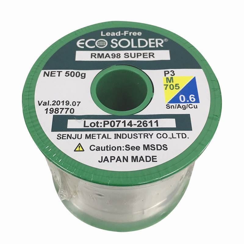 Japan Original imported one thousand Suits welding tin wire lead-free silver-friendly welding tinderwire F3 M705 0 6mm 500g 500g
