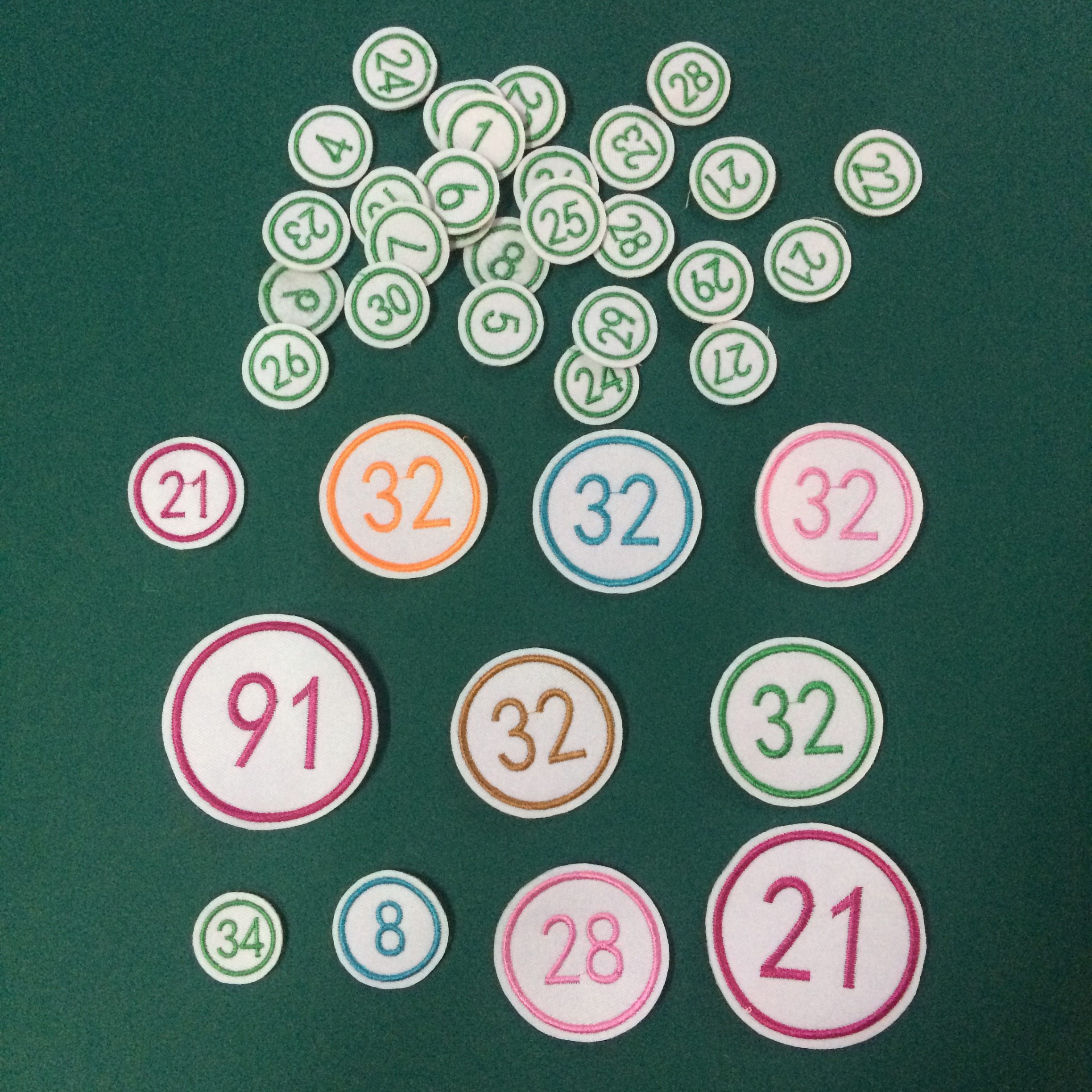 Kindergarten towel tag classified pillow digital number attached to work clothing code code number embroidery ass