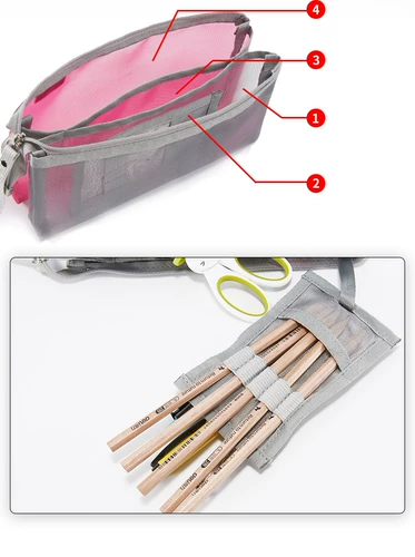 Универсальный сверхлегкий прочный пенал для школьников, для средней школы