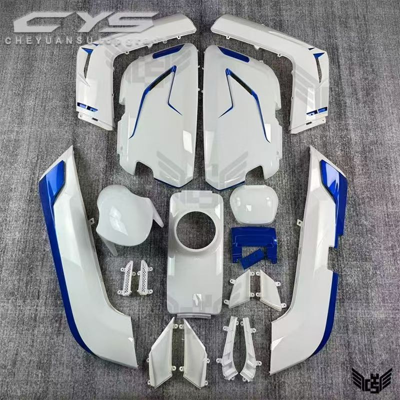 Ghi Same Style Mecha Wide-Body Electric Scooter Shell N1/N1S Shell, Painted Accessories Full Set Plastic Shell Modification Ghi Same Style Mecha Wide-Body Electric Scooter Shell N1/N1S Shell, Painted Accessories Full Set Plastic Shell Modification