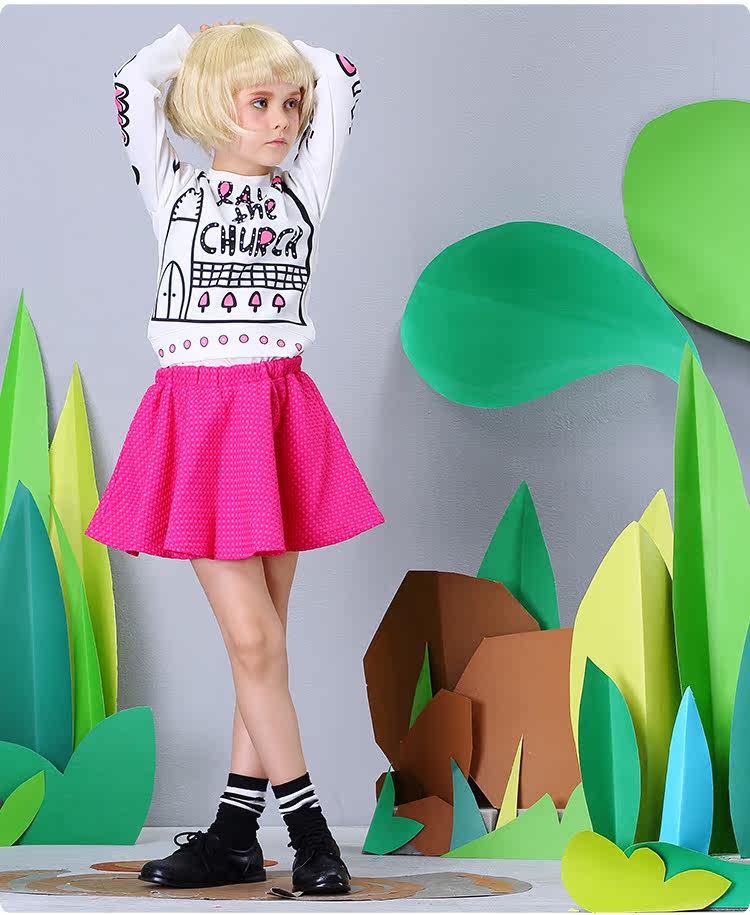 Jupe fillette SSXIAO YU - Ref 2051911 Image 21