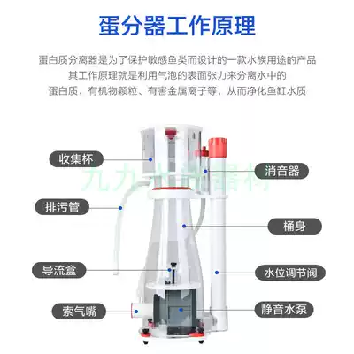 Needle brush water pump BMqq NQ80 AE-301 Protein separator water pump PH1100 Needle brush pump rotor