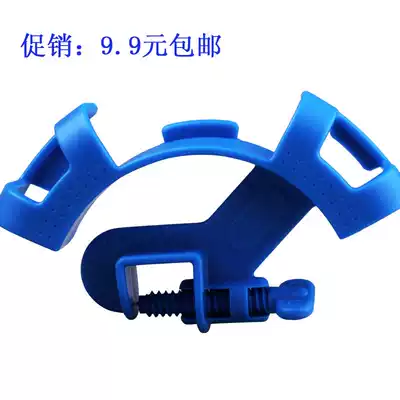 Fish tank filter barrel Water pipe pipe card hose Acrylic holder Glass in and out of the water fixed shelf