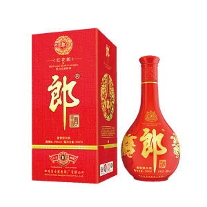 1919官方旗舰店郎酒 39度500mL 红花郎10 低度酱香型白酒婚宴喜酒