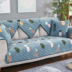 Tuỳ chỉnh vải ghế sofa đệm trượt đệm mùa đông sang trọng hiện đại nhỏ gọn sofa bao gồm tất cả bìa dày giải phóng mặt bằng Bắc Âu - Ghế đệm / đệm Sofa thảm trải bàn ghế gỗ Ghế đệm / đệm Sofa