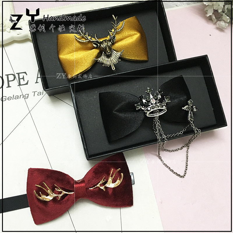 Men's lead performance accompanied by personality The groom leads the parent-child handmade custom-made student child collar