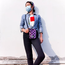 Tide brand Hong Kong Laosmiddle messenger bag mobile phone bag mens and womens multi-functional fashion mini bag coin purse