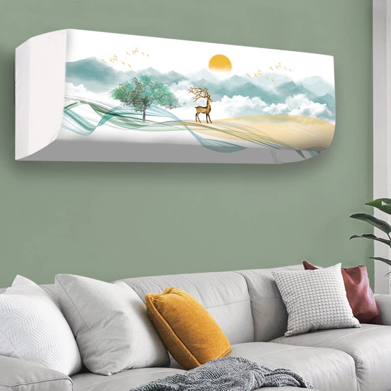 Elastic all-inclusive hanging air-conditioning cover 1.5 2P3 universal wall-mounted air-conditioning dust cover Oaks air-conditioning set beautiful Gree