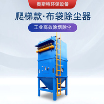 Climbing ladder cloth bag dust collector equipment industrial workshop dust dust collection pulse single machine central dusting and environmental protection equipment