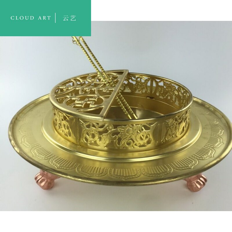 Copper brazier heating household old-fashioned burning basin thickened outdoor charcoal stove fire gun large winter season supplies