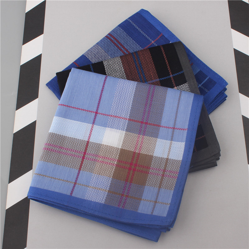 Grue Han edition pure cotton men handkerchief fashion gentleman handkerchief old handkerchief soft summer wipe thin cloth