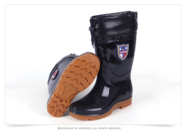Chaussures - bottes caoutchouc homme pour hiver - semelle tendon - Ref 961552 Image 14
