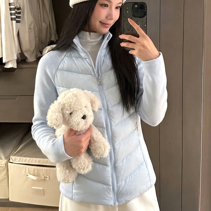 Stand Collar Lightweight Quilted Cotton Jacket Slimming 2026 New Autumn and Winter Versatile Winter Warm down Cotton Coat