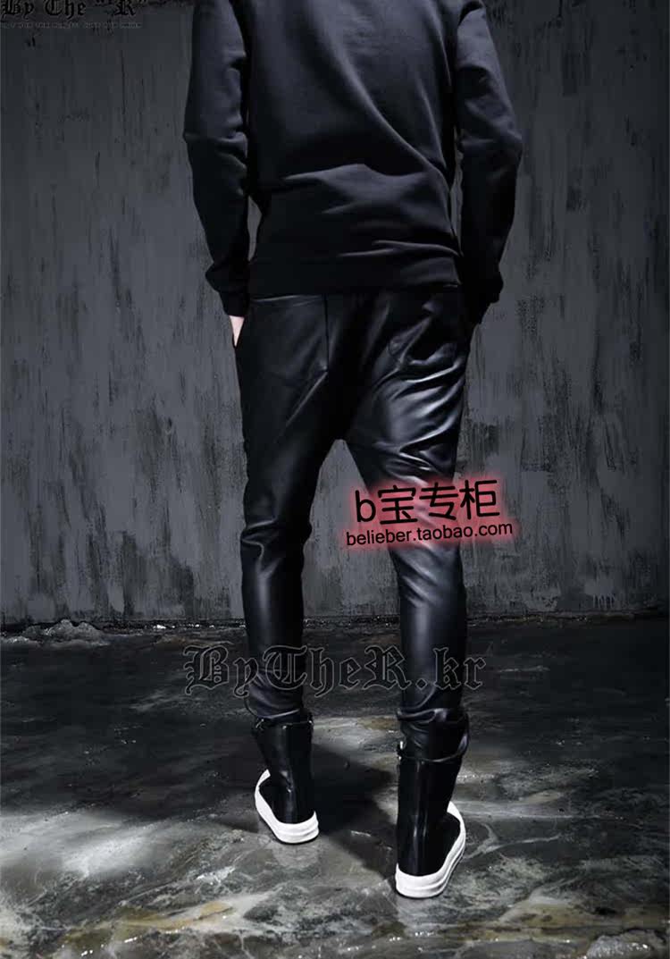 Pantalon cuir homme pour adolescent - Ref 1489942 Image 4