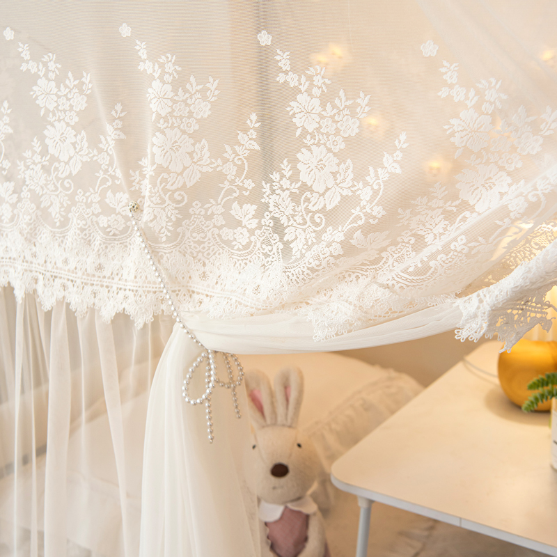 Embroidered Student Dormitory Mosquito Net Mother-In-Law Bed and Bed Home Dormitory 2025 New Upper Bunk and Lower Bunk Universal Net