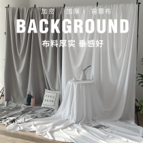 Background cloth photo background cloth net Red live room thick white hanging wall decoration shooting dormitory selfie photography