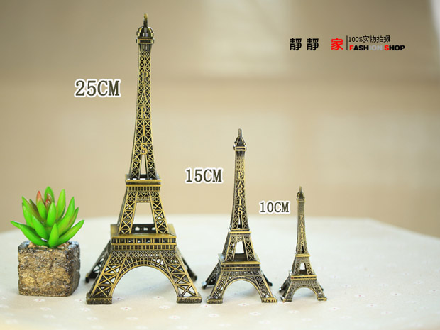 3 kích cỡ có sẵn Tháp Paris Tháp Eiffel Nhiếp ảnh Đạo cụ Trang trí Trang trí Đạo cụ Chụp - Trang trí nội thất trang tri phong khach dep