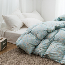 Japan imports copper ammonia silk (printed) 95% white goose down by core high-end custom thickened thickened warm down quilt sub